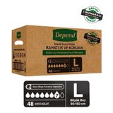 Depend Emici Külot Büyük Boy Erkek 8 li x 6 Adet
