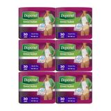 Depend Emici Külot Hasta Bezi, Büyük Beden Kadın, 180 Adet (6 Paket x 30)