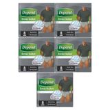 Depend Emici Külot Hasta Bezi, Büyük Boy, Erkek, 48-58 Beden, 40 Adet (5 Paket)