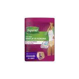 Depend Emici Külot Kadın L Beden 95-130 cm, 64 Adet