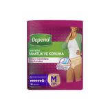 Depend Emici Külot Kadın Orta, 10'lu Paket