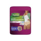 Depend Emici Külot Women Ekstra Büyük Boy 9'lu XL