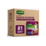 Depend Emici Külot Yetişkin Bezi Xl - Extra Large Kadın 81 Adet (9pk*9) - Beyaz