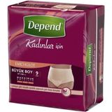Depend Kadın Büyük Beden 9 Adet Emici Külot