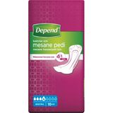 Depend Kadın Mesane Pedi 10'lu – Ultra Emici, Elastik Bariyerli, Gün Boyu Konfor ve Maksimum Sızıntı Koruması