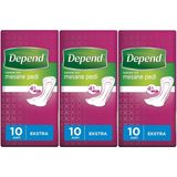 Depend Kadın Mesane Pedi Ekstra, 4 Damla, 28 cm, 30 Adet