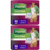 Depend Large Kadın 2x30 Adet Emici Külot Hasta Bezi