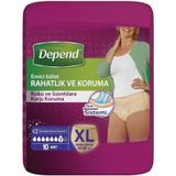 DEPEND MEDİKAL EMC KÜLOT KADIN XL (30X1)