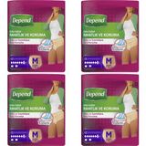 Depend Medium Boy Kadın 4x10 Adet Emici Külot