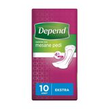 Depend Mesane Pedi Kadın Ekstra, 10'lu 12 Paket (120 Adet)