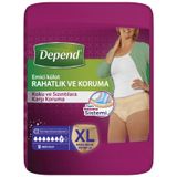 Depend Xl Ekstra Büyük Beden 9x5 45 Adet Kadın Emici Külot