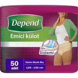 Depend Xl Extra Büyük Boy 120 - 150 cm 50 Adet Emici Külot