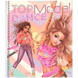 Depesche 12227 TOPModel Dance - 30 Sayfalık Boyama Kitabı, Model Motifleri ve Kıyafetleri Tasarlamak için, Çıkartma Yapraklı Boyama Defteri, Şablonlar ve Daha Fazlası, 6 Yaşından Büyük Çocuklar