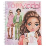 Depesche 13582 Create your TOPModel – Boyama kitabı, 40 sayfa, kıyafet tasarlamak için, güzel görünümler tasarlamak ve süslemek için boyama defteri