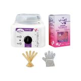 Depi Roll Jupiter Ağda Makinesi + Vi-Vet Granül Pudralı Ağda 250 G + Spatula + Eldiven