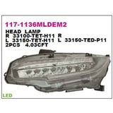 Depo 1171136Rmldem2 Dpo- Far Sağ Honda Cıvıc 2016 - Sedan Led...