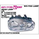 Depo 4411130LLDEMF 4411130LLDEMF Far Sol - Sinyal Golf Iv 97-06 Elektrikli Sisli H7-H1-H3