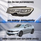 Depo Bmw 3 Serisi Sol Ön Far 2018-2022 Arası 63118496149