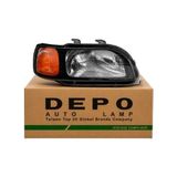 Depo Far Sağ Honda Cıvıc Euro Cıvıc 1996-1998 | Elektrikli - Siyah