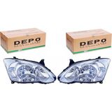 Depo Far Takım Toyota Corolla Hatchback 2004-2006 | Sağ ve Sol - Elektrikli Motorlu