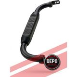 Depo Garage Mitsubishi L200 2019 Sonrası Tam Uyumlu Siyah Poliüreten Arka Koruma - Siyah Detaylı