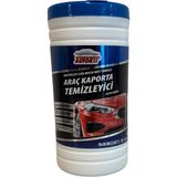 Depo Garaj Araç Oto Motorsiklet Kaporta Temizleyici Islak Havlu Plastik Kutu 50\' Li