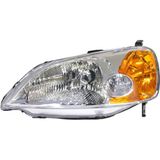 Depo Honda Civic Vtec Sol Far 2001 2002 2003 Motorlu Tip Makyajsız Sarı Depo