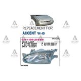 Depo Hyundai Accent 1995-1997 Far Sol Manuel 92101-22000 - DPO-221-1108L-LD-E