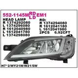 Depo Ön Far Sağ Citroen Jumper/Fiat Ducato 2014 Ve Sonrası