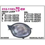 Depo Ön Far Sol Elektrikli Toyota Corolla Ae111 1999-2000