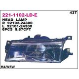 Depo Ön Far Sol Hyundai Excel 1992-1994