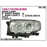 Depo Ön Far Sol Motorlu Subaru Forester 2006-2008