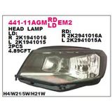 Depo Ön Far Sol Motoru Üzerinde Siyah Volkswagen Caddy 2015 Ve Sonrası