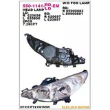 Depo Ön Far Sol Peugeot 207 2006 Ve Sonrası