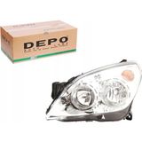 Depo Opel Astra H Sol (Şöför Tarafı) Kromlu Far Depo Marka