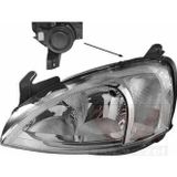 Depo Opel Corsa C 2004 2006 Far Sağ (Oem NO:1216139)
