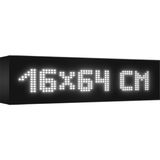 Depo Tabela Reklam Beyaz Kayan Yazı LED Tabela 16X64 cm Tek Taraflı Depo Reklam Tabela Depo Tabela Reklam - 16 x 64 cm