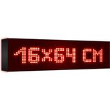 Depo Tabela Reklam Kır Kırmızı Kayan Yazı LED Tabela 16 x 64 cm Çift Taraflı Reklam Tabelamızı Kayan Yazı LED Tabela 16 x 32CM Çift Taraflı Reklam Tabela