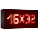 Depo Tabela Reklam Kırmızı Kayan Yazı LED Tabela 16 x 32CM Çift Taraflı Reklam Tabela