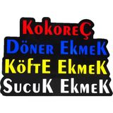 Depo Tabela Reklam Kokoreç Yazılı Görsel Tabela 3D LED Neon Işıklı Kutu Harf Tabela Pleksiglass