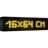 Depo Tabela Reklam Sarı Kayan Yazı LED Tabela 16 x 64 cm Tek Taraflı Depo Reklam Tabela