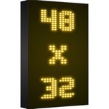 Depo Tabela Reklam Sarı Kayan Yazı LED Tabela 48 x 32 cm Çift Taraflı