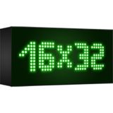 Depo Tabela Reklam Yeşil Kayan Yazı LED Tabela 16 X32 cm Tek Taraflı Depo Reklam Tabela - 16 x 32 cm