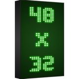 Depo Tabela Reklam Yeşil Kayan Yazı LED Tabela 48 x 32 cm Çift Taraflı