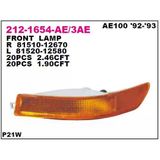 Depo Tampon Sinyal Lambası Sol Duylu Ampullü Toyota Corolla Ae100/Ae101 1993-1998