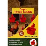 Depo Tipi Otomotik Tavuk Suluğu 20 Adet