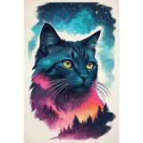Depoba Catmes Şönil Oyuncu Odası Halısı Kaymaz Pamuk Tabanlı Yıkanabilir Antibakteriyel Gamer, Gaming Halısı 100x150