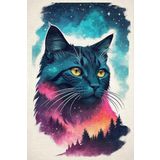 Depoba Catmes Şönil Oyuncu Odası Halısı Kaymaz Pamuk Tabanlı Yıkanabilir Antibakteriyel Gamer, Gaming Halısı 140x200