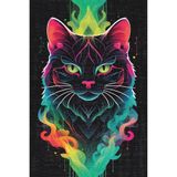 Depoba Caty Kadife Oyuncu Odası Halısı Kaymaz Pamuk Tabanlı Yıkanabilir Antibakteriyel Gamer, Gaming Halısı 120x180