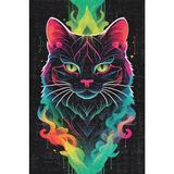 Depoba Caty Kadife Oyuncu Odası Halısı Kaymaz Pamuk Tabanlı Yıkanabilir Antibakteriyel Gamer, Gaming Halısı 140x200